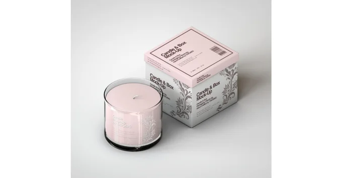 6. Window Packaging to Showcase the Candle